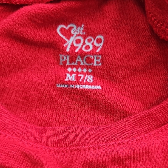 The Children's Place Red Festive Snowman Short Sleeve Tee - Picture 5 of 7